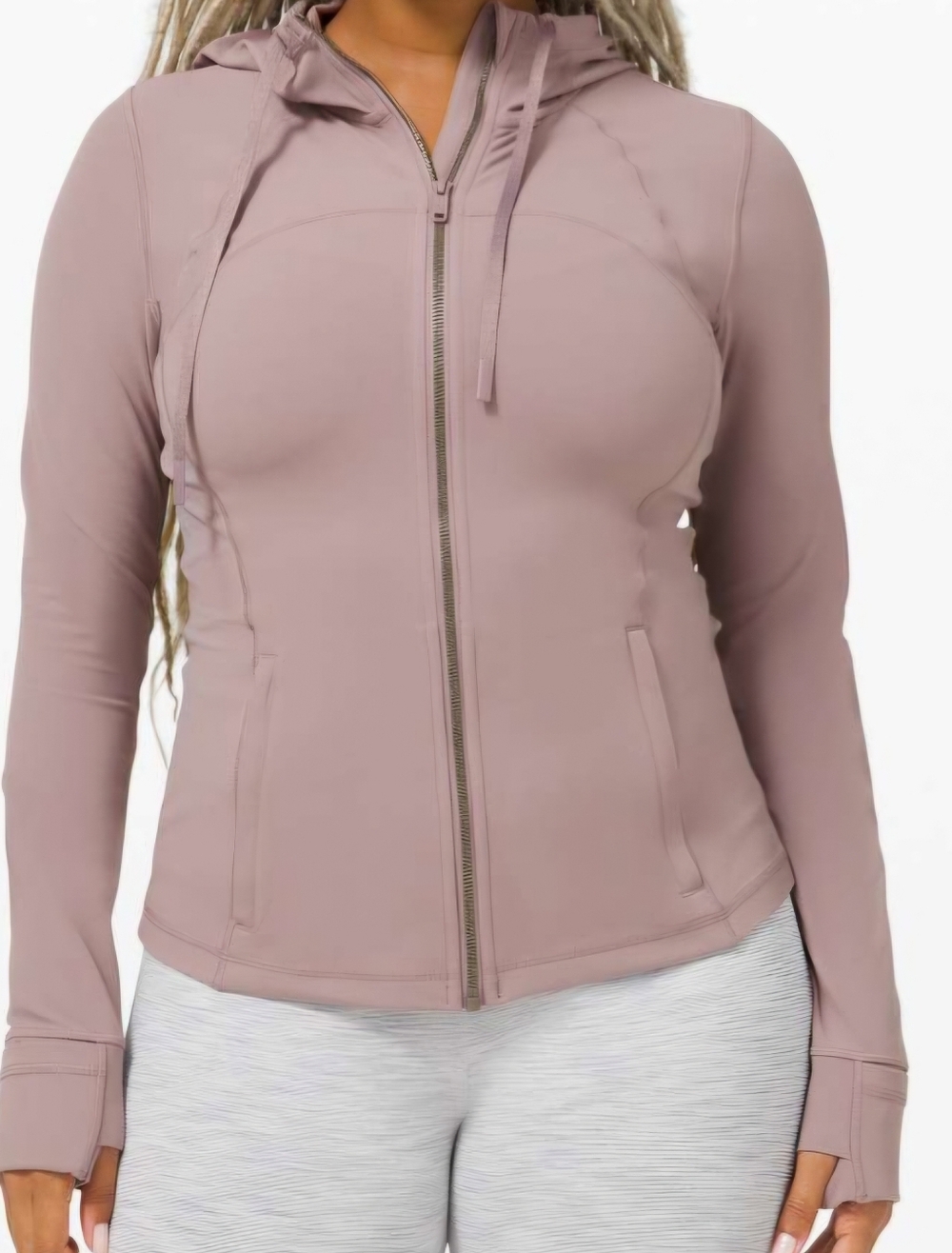 Lululemon Hooded Define Jacket Nulu Violet Verbena Sz 8